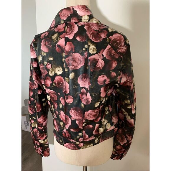 Faux leather rose jacket Elle - Picture 3 of 6